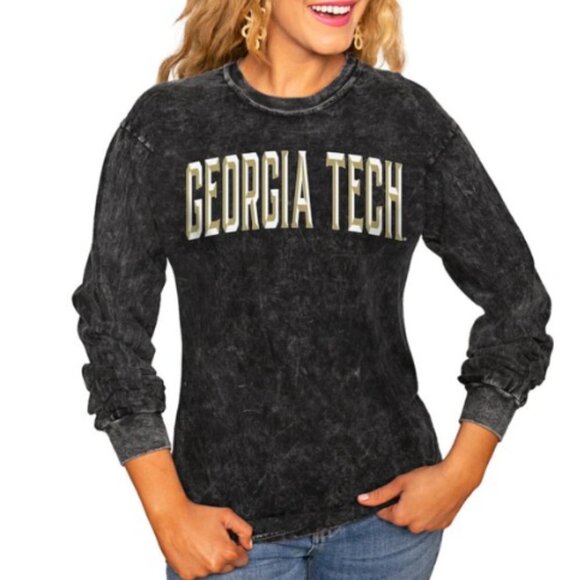 Gameday Couture Georgia Tech Long Sleeve Tee - S - Picture 1 of 7